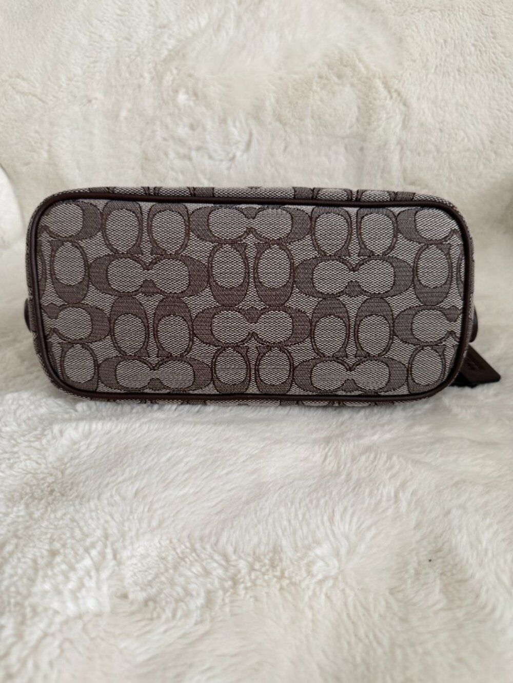 Coach Demi Signature Monogram Jacquard Shoulder Bag - Picture 9 of 16